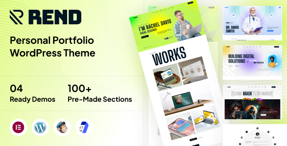 Rend - Personal Portfolio WordPress Theme Rend - Personal Portfolio WordPress Theme