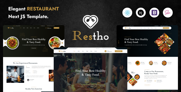 Restho - Restaurant React Next.js Template Restho - Restaurant React Next.js Template