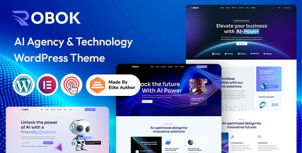 Robok - AI Agency & Technology WordPress Theme Robok - AI Agency & Technology WordPress Theme