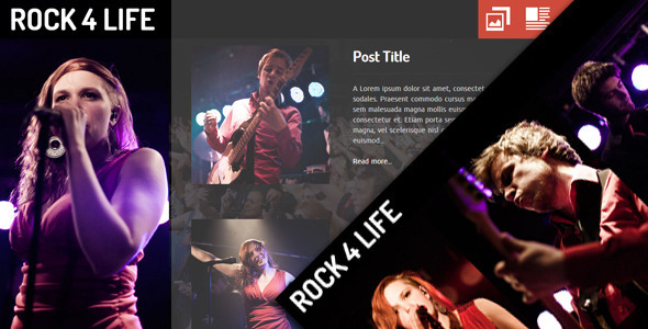 Rock4Life- Responsive Template for Bands/Musicians Rock4Life- Responsive Template for Bands/Musicians