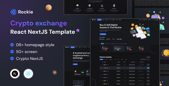 Rockie - Crypto exchange React NextJS Template Rockie - Crypto exchange React NextJS Template