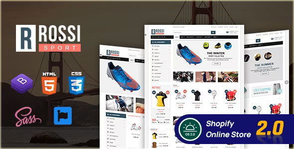 Rossi - Sportswear & Shoe Store Shopify Theme Rossi - Sportswear & Shoe Store Shopify Theme
