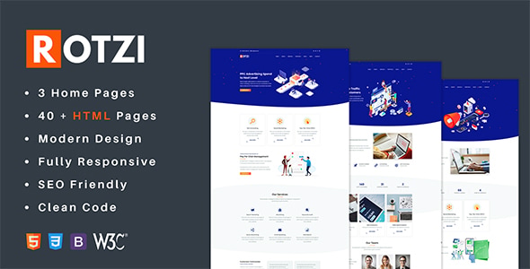 Rotzi - SEO and Digital Marketing HTML Template Rotzi - SEO and Digital Marketing HTML Template