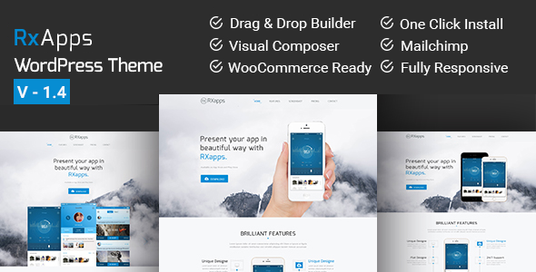 RxApps - Responsive WordPress App Landing Page RxApps - Responsive WordPress App Landing Page