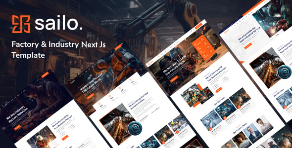 Sailo - Factory & Industry Next Js Template Sailo - Factory & Industry Next Js Template