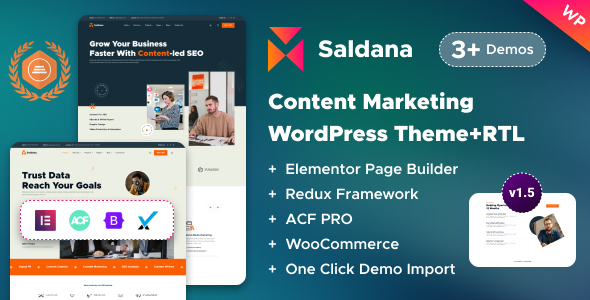Saldana - Content Marketing & Copywriting Services Elementor WordPress Theme Saldana - Content Marketing & Copywriting Services Elementor WordPress Theme