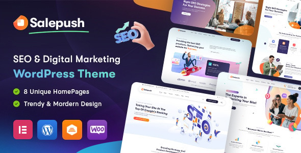 Salepush - SEO & Digital Marketing WordPress Theme Salepush - SEO & Digital Marketing WordPress Theme