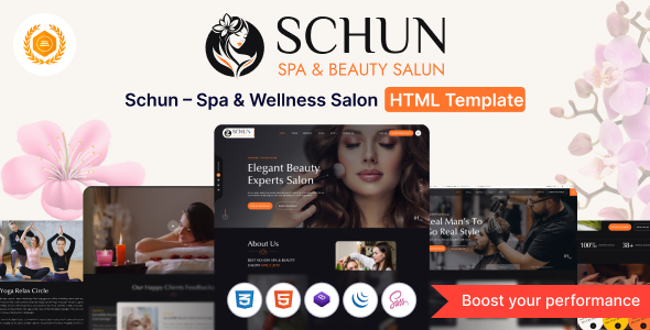 Schun - Spa & Wellness Salon HTML Template Schun - Spa & Wellness Salon HTML Template