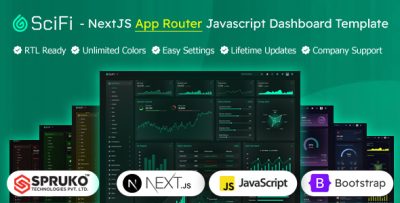 SCIFI - App Router Javascript Nextjs Admin Dashboard Template