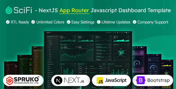 SCIFI - App Router Javascript Nextjs Admin Dashboard Template SCIFI - App Router Javascript Nextjs Admin Dashboard Template