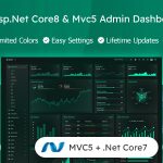 SCIFI - Asp.Net Core8 & Mvc5 Bootstrap Admin Area Template Dashboard
