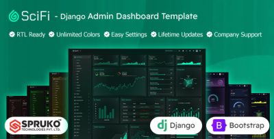 SCIFI - Django Admin & Dashboard Template