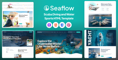Seaflow - Scuba Diving & Water Sports HTML Template
