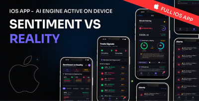 SentimentTracker for iOS - Sentiment vs Reality Trading Signals