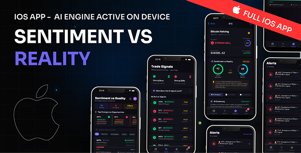 SentimentTracker for iOS - Sentiment vs Reality Trading Signals SentimentTracker for iOS - Sentiment vs Reality Trading Signals