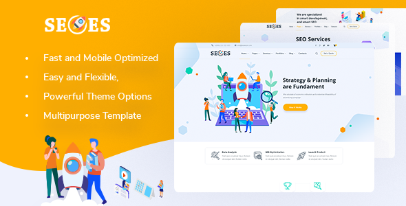 Seoes - Marketing Agency WordPress Theme Seoes - Marketing Agency WordPress Theme