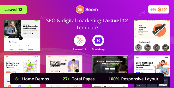 Seom - SEO & digital marketing Laravel 12 Template Seom - SEO & digital marketing Laravel 12 Template