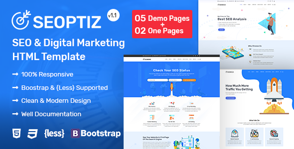 Seoptiz - SEO & Digital Marketing Agency HTML Template Seoptiz - SEO & Digital Marketing Agency HTML Template