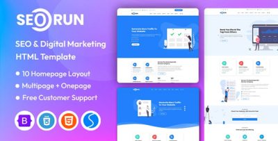 Seorun - SEO, Digital Marketing HTML5 Template
