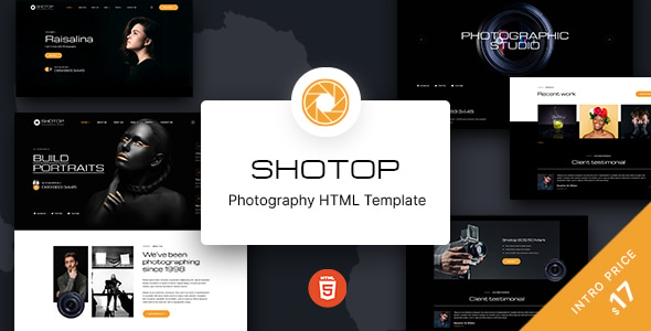 Shotop - Photography HTML Template Shotop - Photography HTML Template