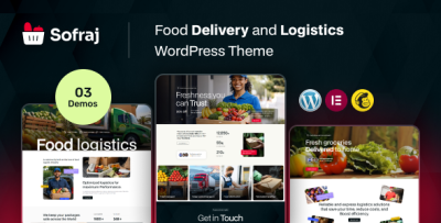 Sofraj - Food Logistics Service WooCommerce WordPress Theme