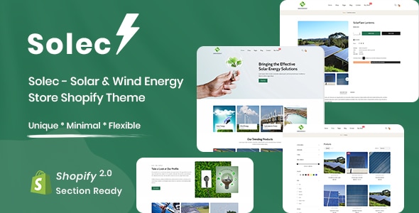 Solec - Solar & Wind Energy Store Shopify Theme Solec - Solar & Wind Energy Store Shopify Theme