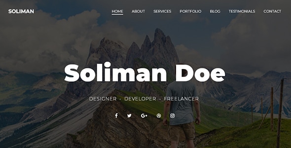 Soliman - Creative Portfolio HTML Template Soliman - Creative Portfolio HTML Template