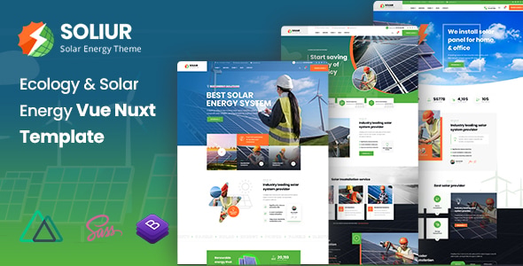Soliur - Ecology & Solar Energy Vue Nuxt Template Soliur - Ecology & Solar Energy Vue Nuxt Template