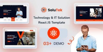 Solutek - Technology & IT Solution ReactJs Template
