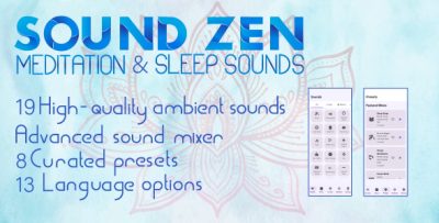 SoundZen - Meditation Timer & Ambient Sound Mixer with 6 Breathing Techniques | Android App