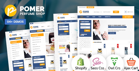 SP Pomer - Perfumes & Cosmetics Store Shopify Theme SP Pomer - Perfumes & Cosmetics Store Shopify Theme