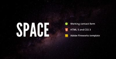 Space - Minimalist Portfolio Template