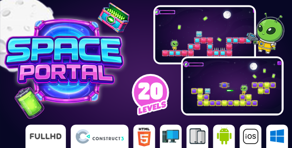 Space Portal — Puzzle Game (Construct 3 + HTML5) Space Portal — Puzzle Game (Construct 3 + HTML5)