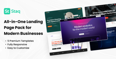 STAQ - Landing Page Bundle