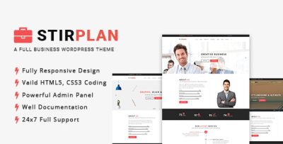StirPlan - Business & Corporate WordPress Theme