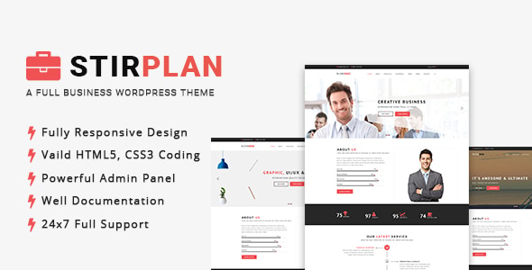 StirPlan - Business & Corporate WordPress Theme StirPlan - Business & Corporate WordPress Theme