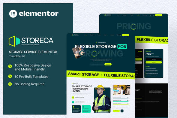 Storeca - Storage Service Elementor Template Kit Storeca - Storage Service Elementor Template Kit