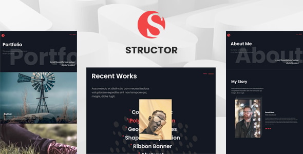 Structor - Creative Portfolio WordPress Theme Structor - Creative Portfolio WordPress Theme