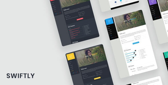 Swiftly - Personal & Portfolio Template Swiftly - Personal & Portfolio Template