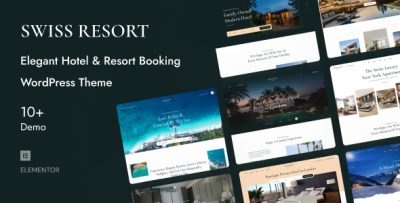 SwissResort - Resort & Hotel Booking WordPress Theme