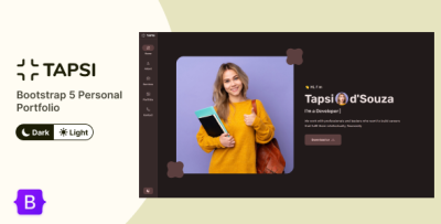 Tapsi  - Bootstrap 5 Personal Portfolio