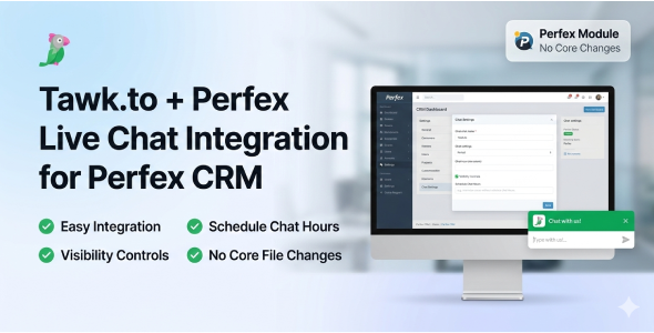 Tawk.to Live Chat Integration for Perfex CRM Tawk.to Live Chat Integration for Perfex CRM