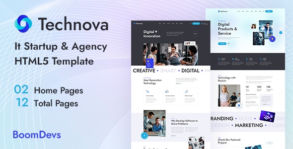 Technova - IT Startup & Agency HTML5 Template + RTL Support Technova - IT Startup & Agency HTML5 Template + RTL Support