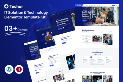 Techor - IT Solution & Technology Elementor Template Kit