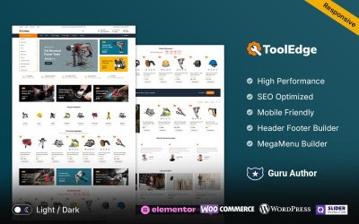 Tooledge - Hardware and Tools Store Elementor WooCommerce Responsive Theme