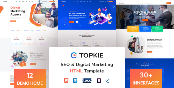 Topkie - SEO Marketing HTML Template Topkie - SEO Marketing HTML Template