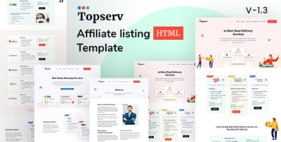 Topserv - Affiliate listing HTML Template