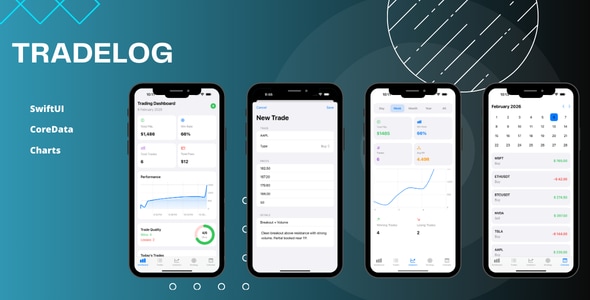 TradeLog - Trading Journal iOS App TradeLog - Trading Journal iOS App