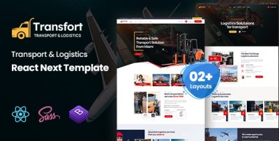 Transfort - Transport & Logistics React NextJs Template