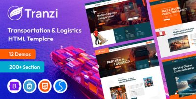 Tranzi - Transportation & Logistics HTML Template